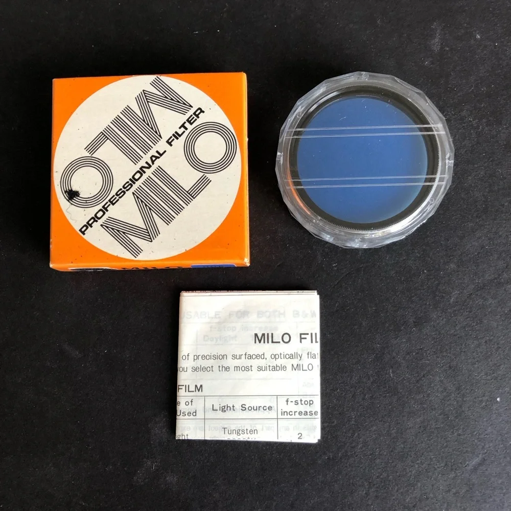 Milo 49mm 80B Camera Blue Lens Filter Japan New